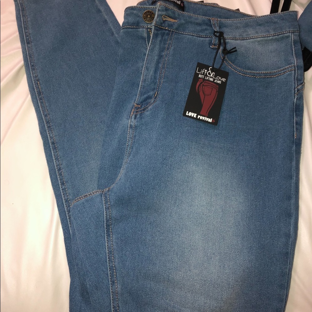 High rise jeans